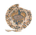 Continental faience charger