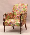 Federalstyle Upholstered Mahogany Armchair