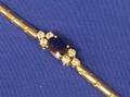 18kt Gold Diamond and Sapphire Bracelet