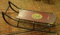 Childs Sled with Painted Decoration