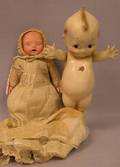 Composition Kewpie and Baby Doll