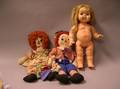 Eloise Wilkin Too Dear Raggedy Andy and Miscellaneous Small Bisque Dolls