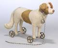 Steiff Mohair St Bernard on Wheels