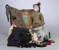 Early Premiere Jumeau Bisque Head Lady Doll with Wardrobe and Trunk