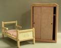 Ginny Doll Bed and Wardrobe