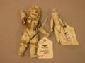 Two Jointed Stone Bisque Character Dolls