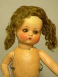 Painted Bisque Head Just Me Character Doll