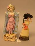 Two Bisque Ladies