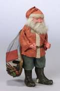 Papiermache Santa Claus Candy Container