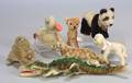 Seven Small Steiff Mohair and Velveteen Animals