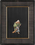 Three Chinese needlework pictures