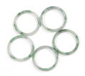 Five Chinese jade bangles