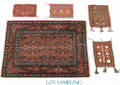 Chinese oriental rug and small Hamadan mat