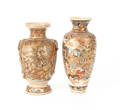 Pair of Satsuma urns