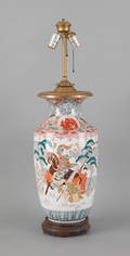 Porcelain Imari table lamp