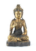 Chinese bronze figure of a Guanyin