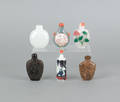 Six Chinese snuff bottles