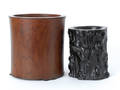 Two Chinese brush pots