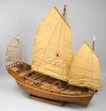 Ship Builders Model of a ThreeMasted Chinese Junk