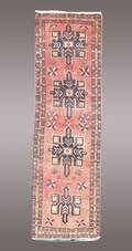 Hand Woven Karaseh Rug 3 ft 1 in x 9 ft 6 in