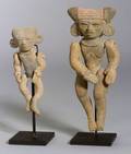 Two PreColumbian Articulated Pottery Figures