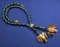 18kt Gold and Lapis Lariat