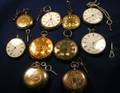 Group of Ten Open Face and Hunting Case Pocket Watches