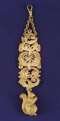 Antique 18kt Gold Watch Fob and Chain
