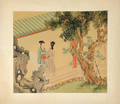 Four Japanese paintings on silk