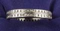 Platinum and Diamond Double Eternity Band