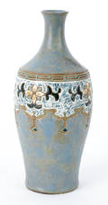Chinese art nouveau pottery vase