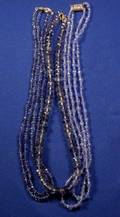 Four Faceted Bead Necklaces