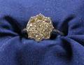 Edwardian Platinum and Diamond Cluster Ring