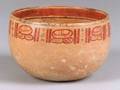 PreColumbian Polychrome Pottery Bowl