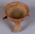 PreColumbian Painted Tripod Pottery Bowl