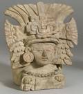 PreColumbian Seated Figural Urn