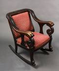 American Mahogany Classical Rocking Chair