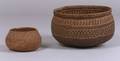 Two California Basketry Bowls
