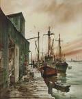 John Hare American 18841947 Provincetown Docks