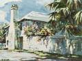 American School 20th Century Bermuda Cottage