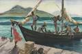 Mildred C Jones American 18991991 Preparing the Boat