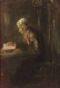 Attributed to Johan Bernhard de Hoog Dutch 18671943 Reading
