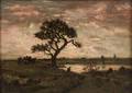 Theodore Etienne Pierre Rousseau French 18121867 Pecheur sous un Arbre pres dune Mare