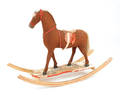 Mohair rocking horse