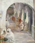 Caleb Arnold Slade American 18821961 Middle Eastern Street Scene
