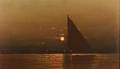 Charles S Dorion American 19th20th Century Moonlight Sail