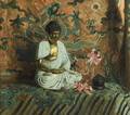 Julius Moessel GermanAmerican b 1872 Golden Buddha