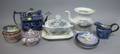 Group of Assorted Staffordshire Transfer Decorated Tableware