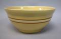 Large Early Hull Pottery Yellowware Mixing Bowl