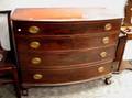 Mahogany Bowfront Bureau
